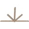 Ekena Millwork Kennewick Smooth Timber Gable Bracket, Douglas Fir, 108"W x 72"H x 1 1/2"D x 5 1/2"F, 16/12 Pitch GBW108X72X0206KEN00SDF - alternate 4